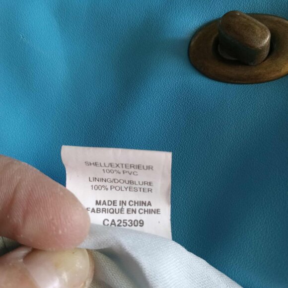 The ultimate vintage leather blue bag The home game inc - Picture 2 of 12